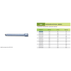 Przedłużka WOBBLE 1/4'' L=50mm S21H2150 Jonnesway